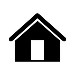 house silhouette isolated icon vector illustration design