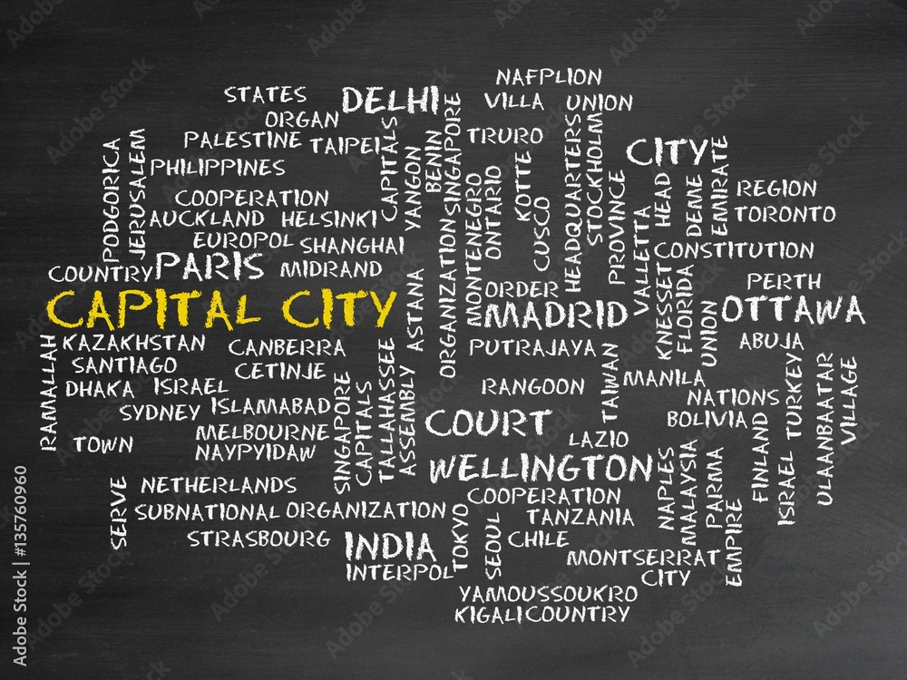 Canvas Prints capital city