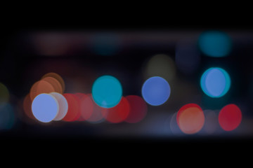 view from the window, abstract bokeh background