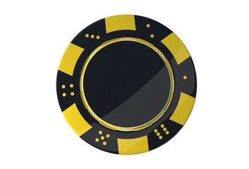 Casino Game Chip Isolated