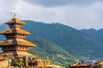 Nyatapola temple on Bhaktapur Nepal