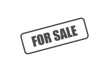 For sale grunge rubber stamp