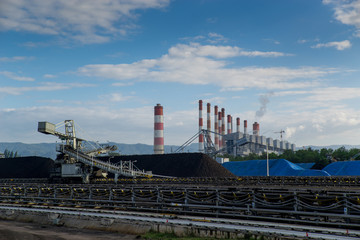 Obraz premium Coal Mine in Thailand