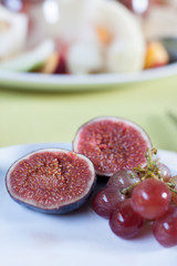 Figs and grapes