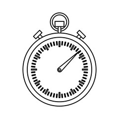 analog chronometer icon image vector illustration design 