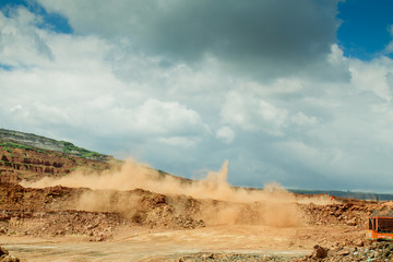 Mountain bomb in Coal Mine