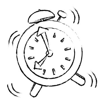 alarm clock icon image vector illustration design 