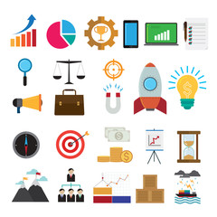 Business icons vector illustration