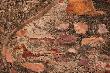 Wall Texture At Fatehpur Sikri