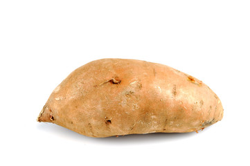 sweet potato isolated on white background