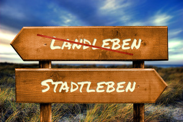 Schild 129 - Stadtleben