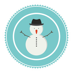 Christmas tag ornament icon vector illustration graphic design