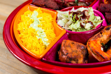 food specialities Mixed Grill Indian Flavor