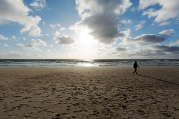 Last Walk at Sylt Beach before Sunset/ Germany