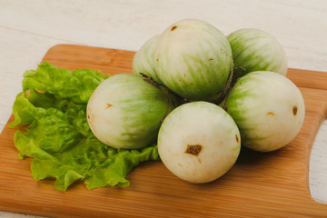 Asian round eggplant