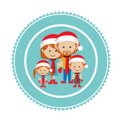 Christmas tag ornament icon vector illustration graphic design