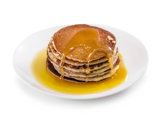 Fresh Pancake with honey