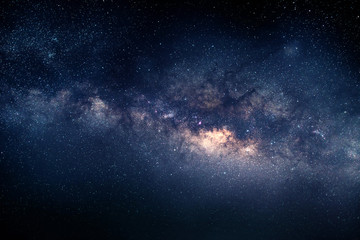 milky way , galaxy sky nature background at night.