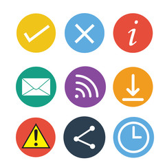 Set of web icons