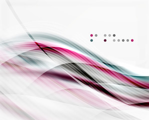 Vector shiny wave abstract background