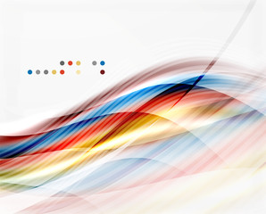 Vector shiny wave abstract background
