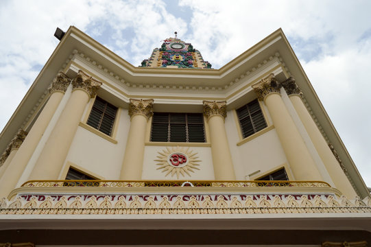 Front facade of an Indian temple