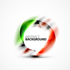 Vector abstract blurred swirl