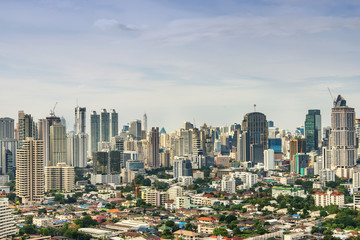 Bangkok downtown skyline.
