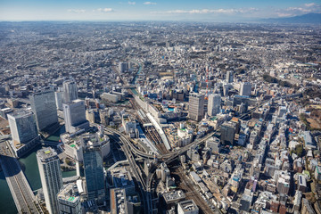 再開発中の横浜駅