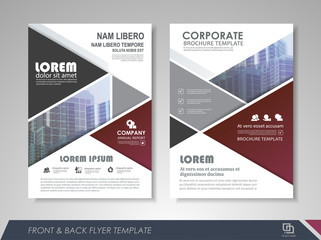 Brochures and flyers template design