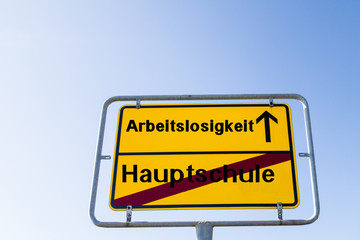 Von der Hauptschule in die Arbeitslosigkeit
