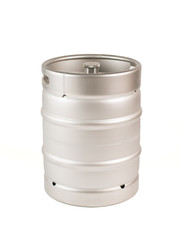 metal barrel of beer