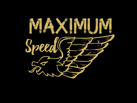 Fototapeta Motorcycle Themed Badge Vectors