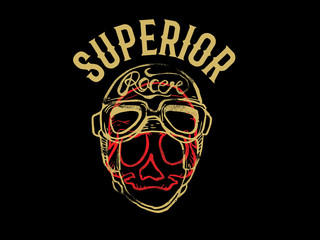 Motorcycle Themed Badge Vectors