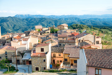 Fototapeta na wymiar Small european town in Spain