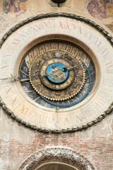The Palazzo della Ragione with the Torre dell'Orologio (