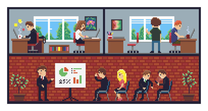 Pixel Art Office