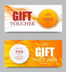 Gift company voucher template