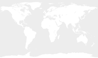 Contour white map