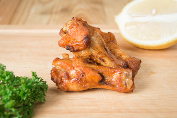 Grilled chicken wing