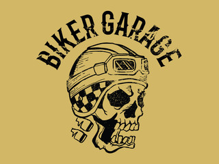 Motorcycle Themed Badge Vectors