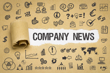 Company News / Papier mit Symbole
