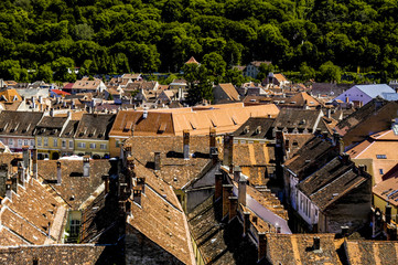 Brasov, red roofs, Romania, Transsilvania