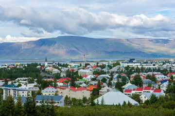 Reykjavik view from Perlan