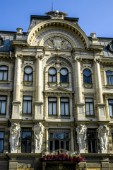 Fototapeta na wymiar Cernivci, jewish national house, Ukraine, Western Ukraine
