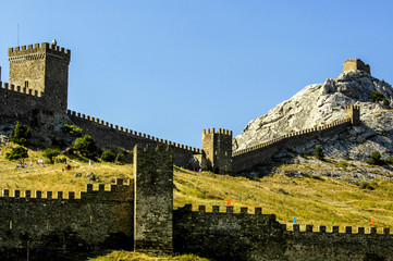 Crimea, Sudak,Genuezkaja fortress, Ukraine, Sudak