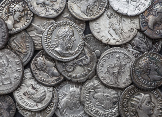 Ancient coin of the Roman Empire.