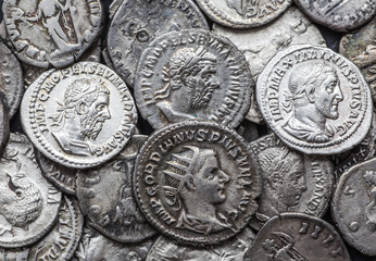 Ancient coin of the Roman Empire.