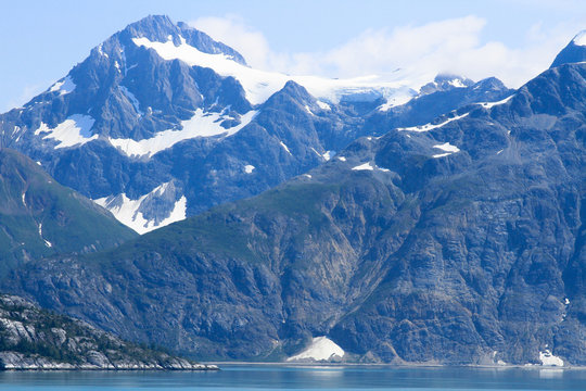 Beautiful Alaskan valley with calm waters and fjords © Mihai