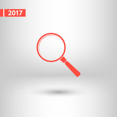 Search  icon, vector illustration. Flat design style